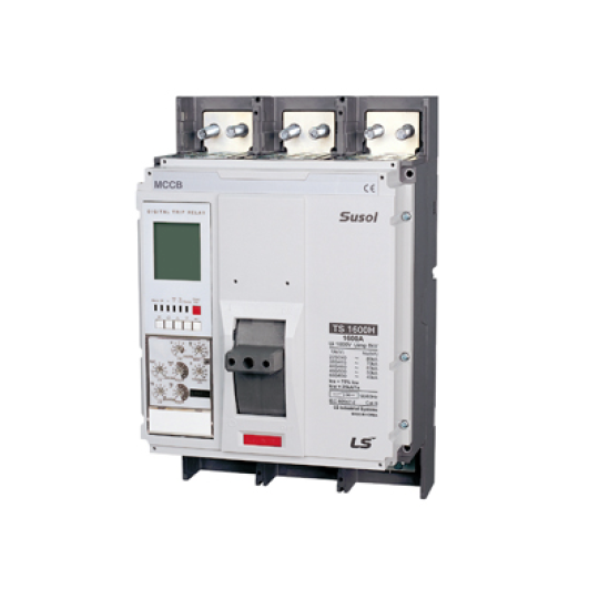 TS1600N 4P-MCCB 4P 1600A 50kA, TRIP RELAY AG6: CHỈNH DÒNG 7 BƯỚC TỪ 0.4->1 x LN