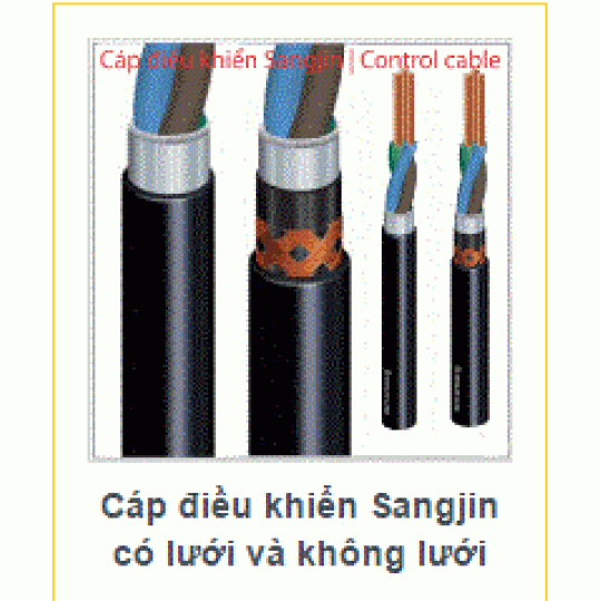 CÁP  ĐIỀU KHIỂN SANGJIN
